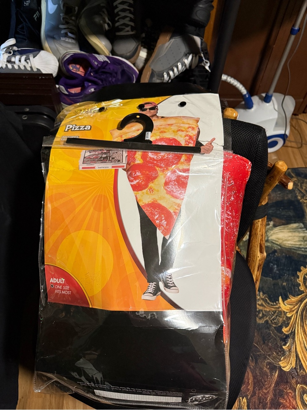 Spirit Men’s Pizza Slice Costume - Yellow & Red